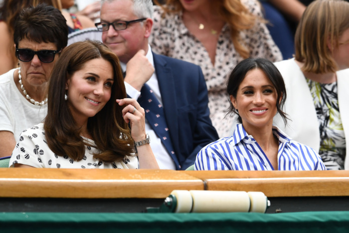 Kate Middleton and Meghan Markle.