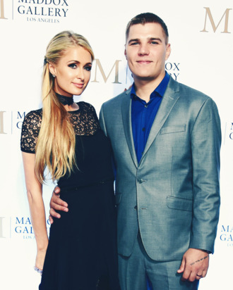 Paris Hilton and Chris Zylka.