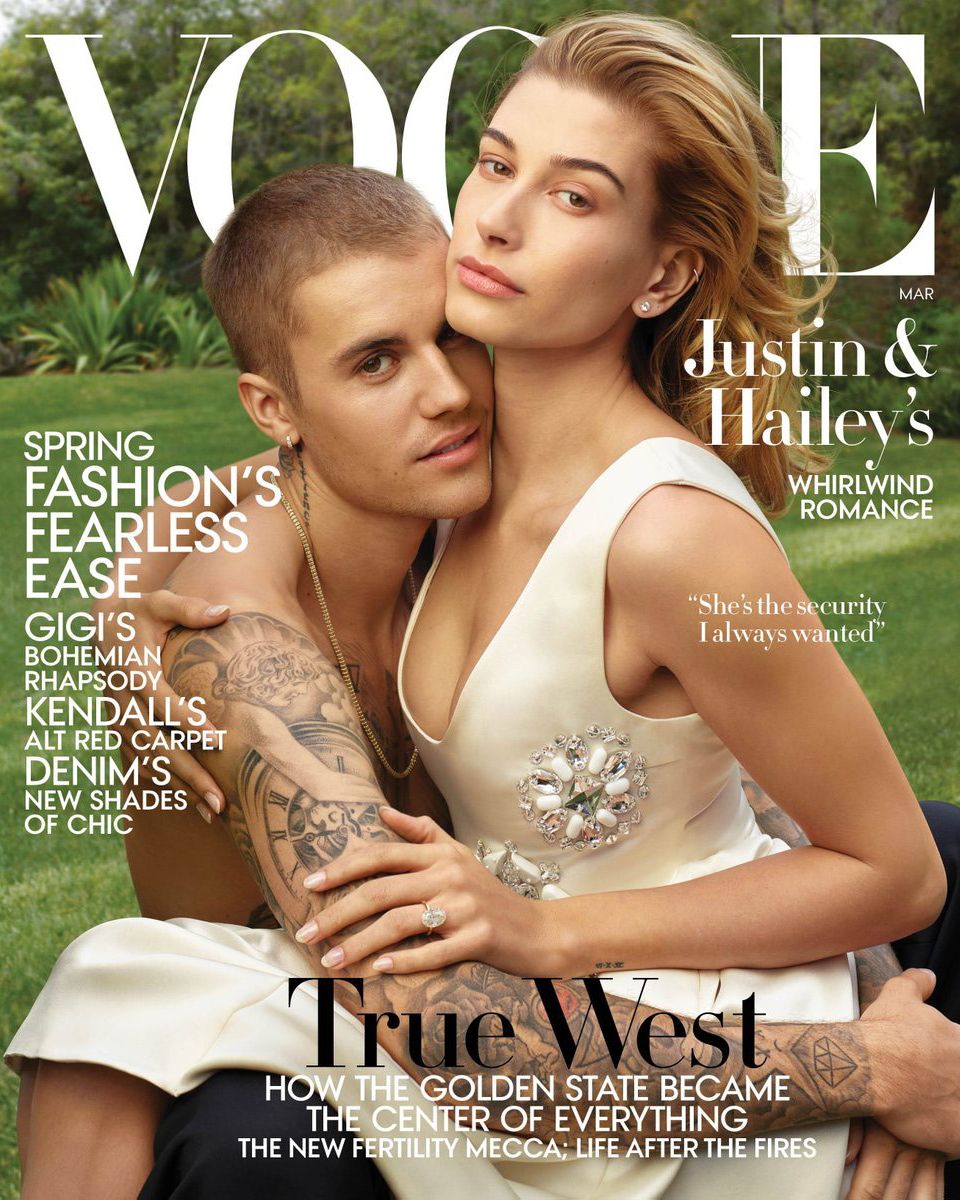 Justin Bieber Hailey Baldwin Tell Vogue They Wed For Sex