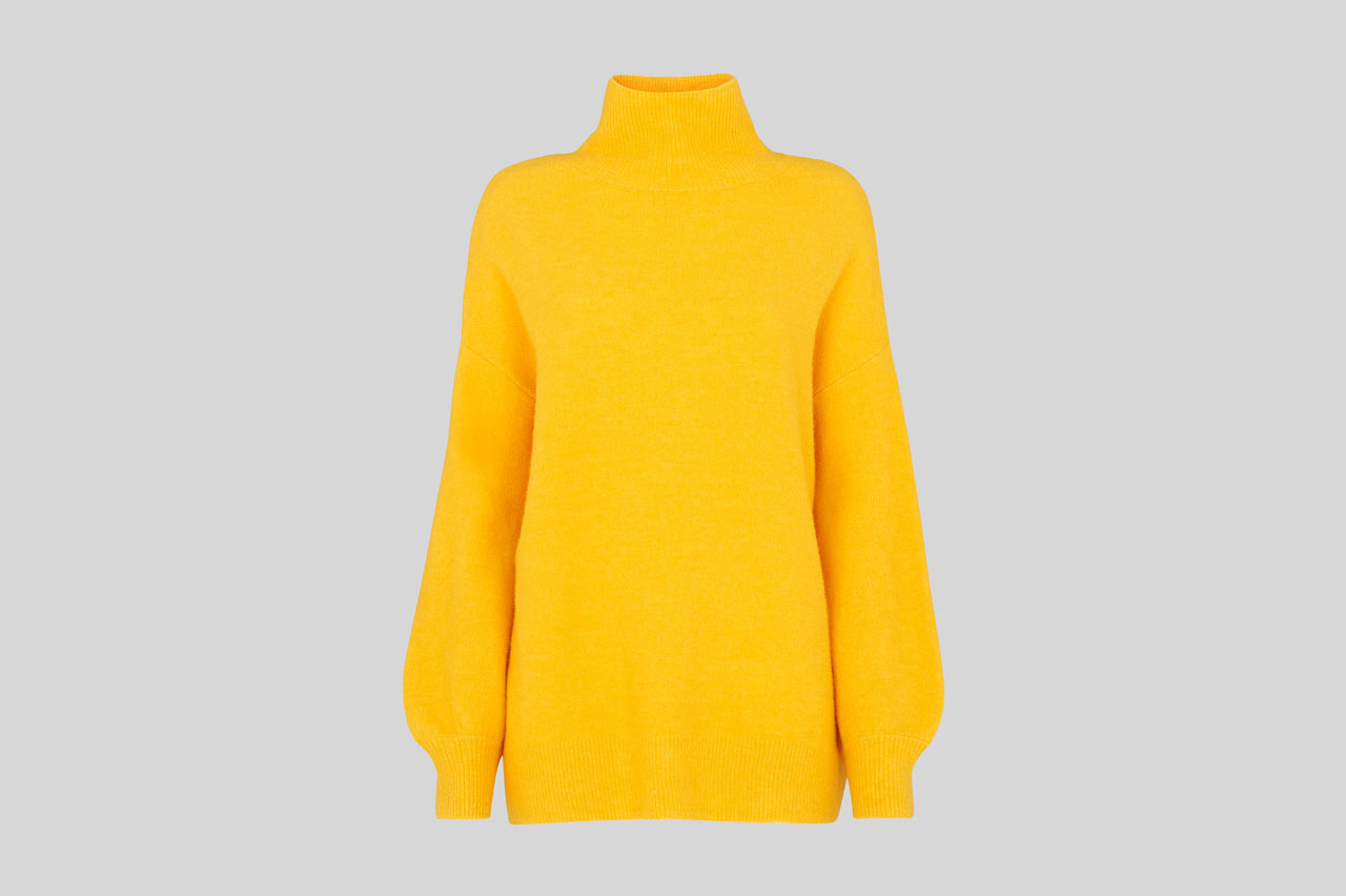 Whistles Oversized Funnel Neck Knit