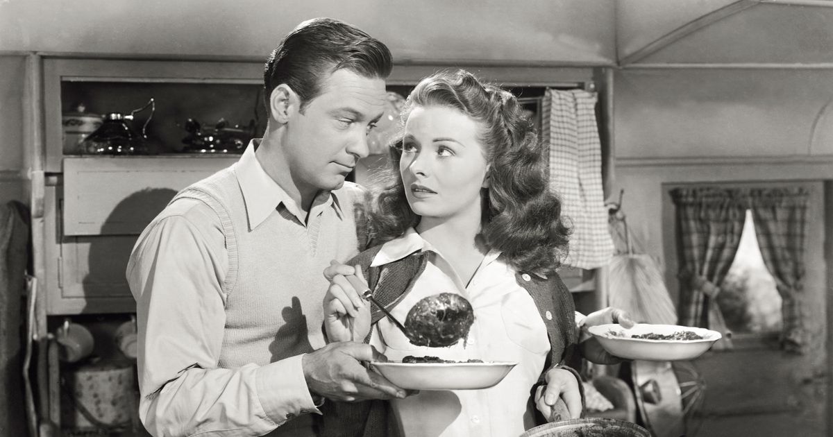 William Holden And Jeanne Crain