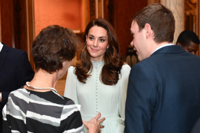 Kate Middleton at Buckingham Palace.