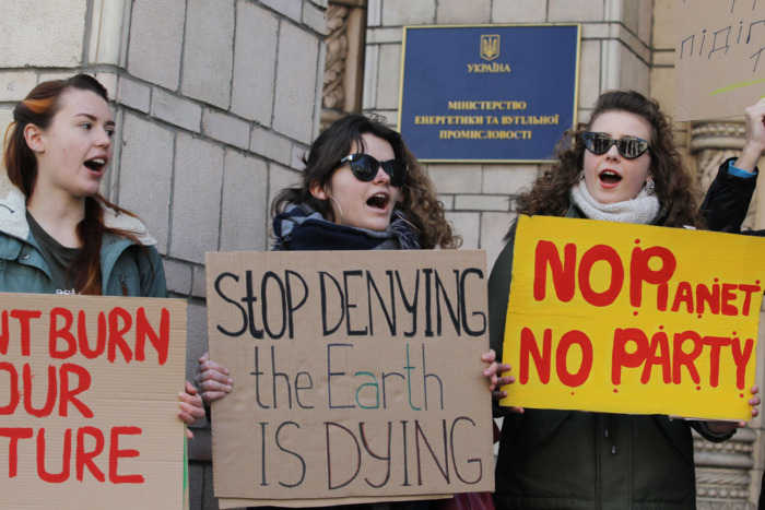Climate strike in Kiev.