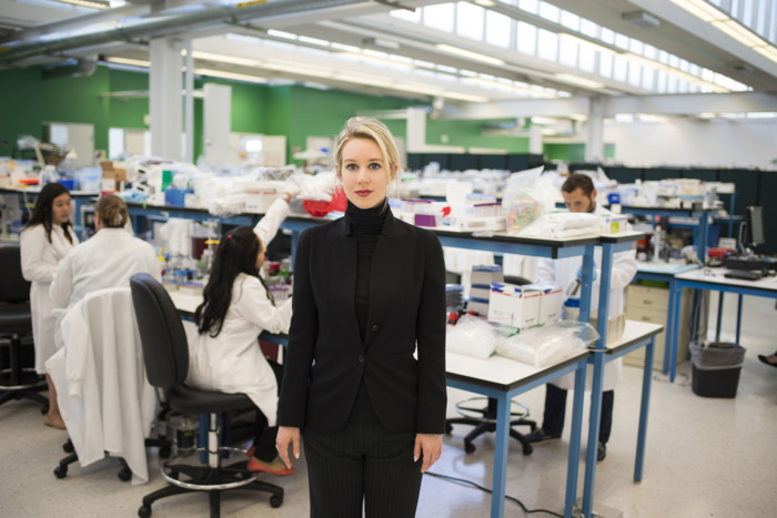 Elizabeth Holmes.