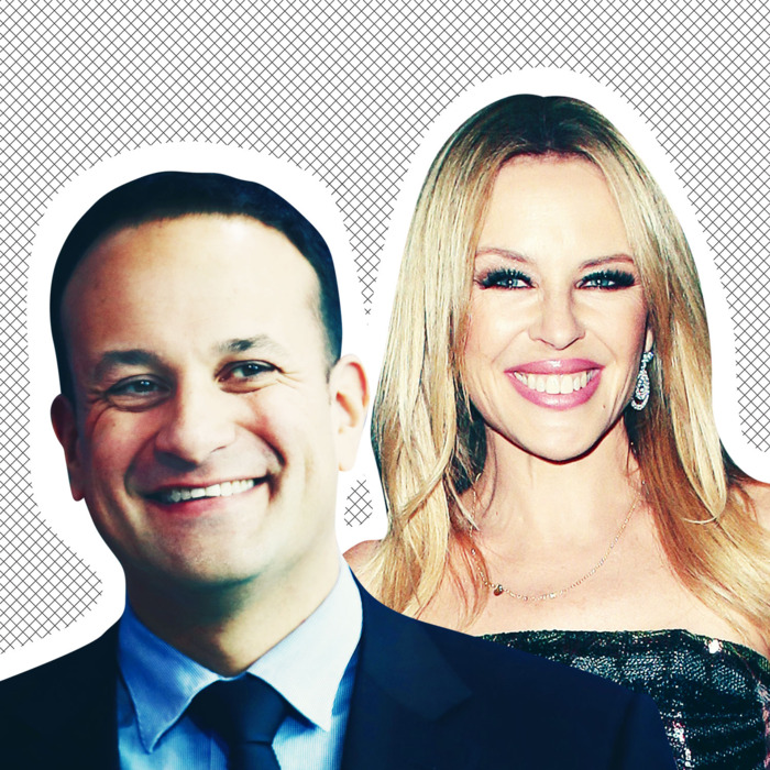 Leo Varadkar and Kylie Minogue.
