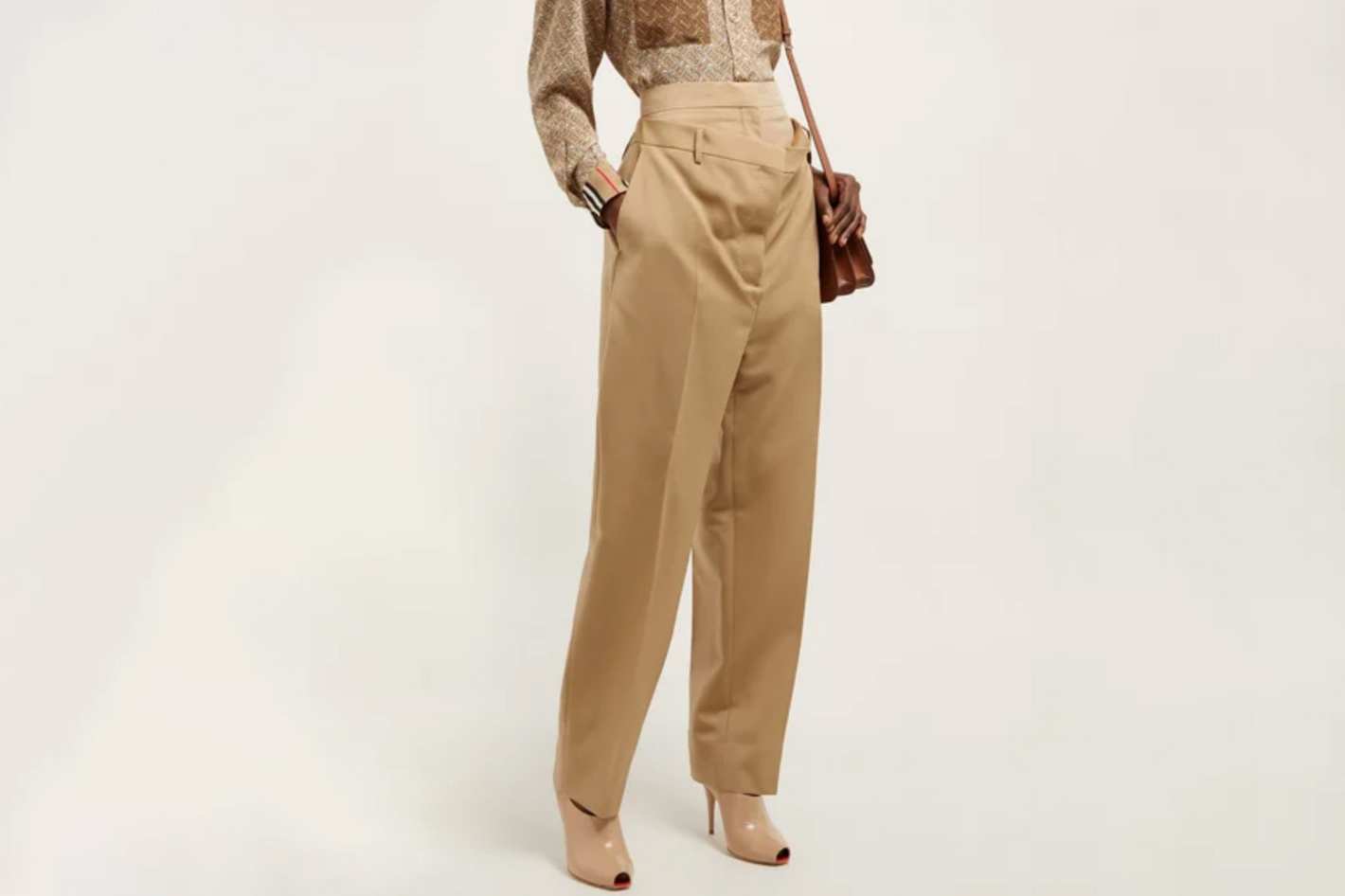 Burberry Double-Waist Pants
