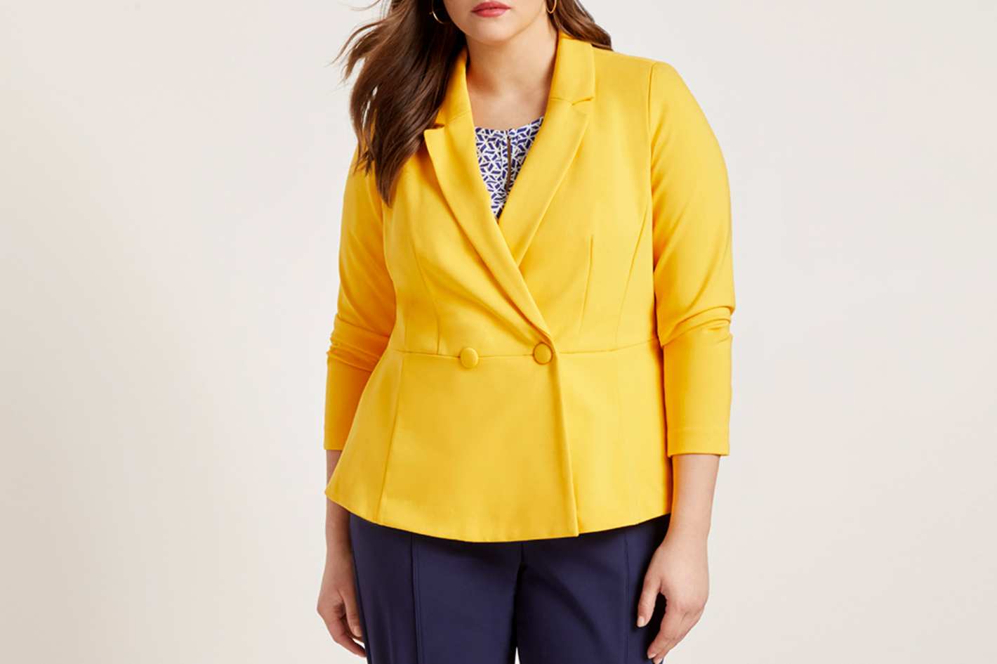 Eloquii 9-to-5 Peplum Work Blazer
