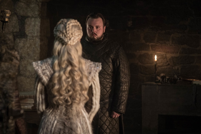 Samwell Tarly and Daenerys.