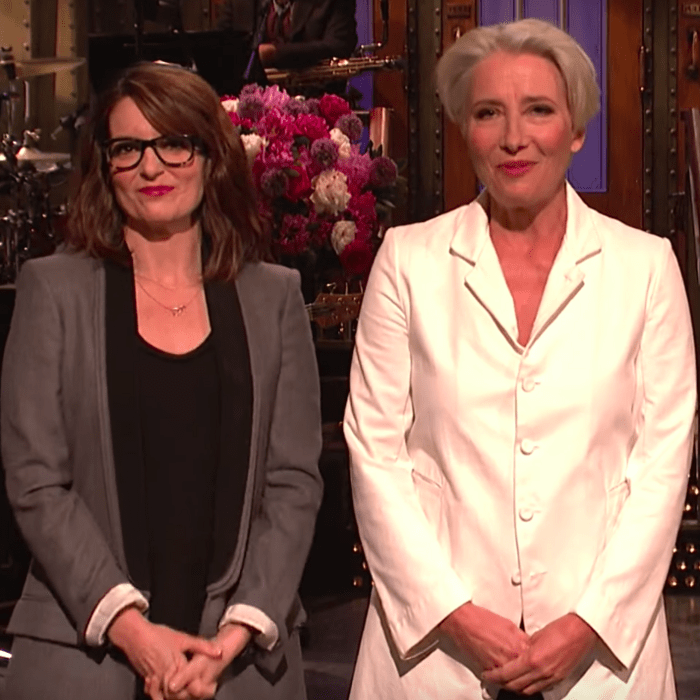 Tina Fey, Emma Thompson, and Amy Poehler.