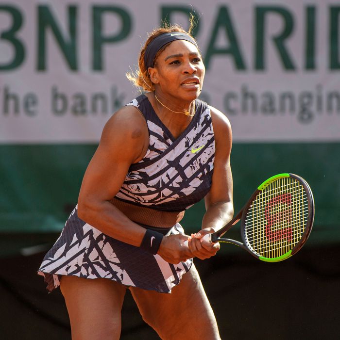 Serena Williams Wears Custom Off-White Outfit to French Open