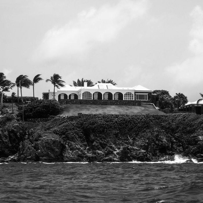Little St. James Island, which is owned by billionaire and accused sex-trafficker Jeffrey Epstein.