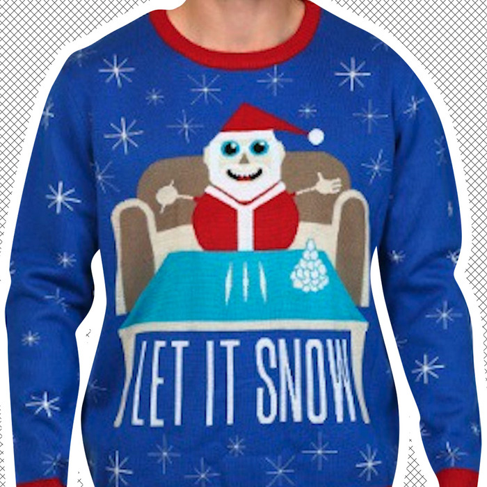 Walmart Pulls Christmas Sweater Depicting Santa Doing Drugs