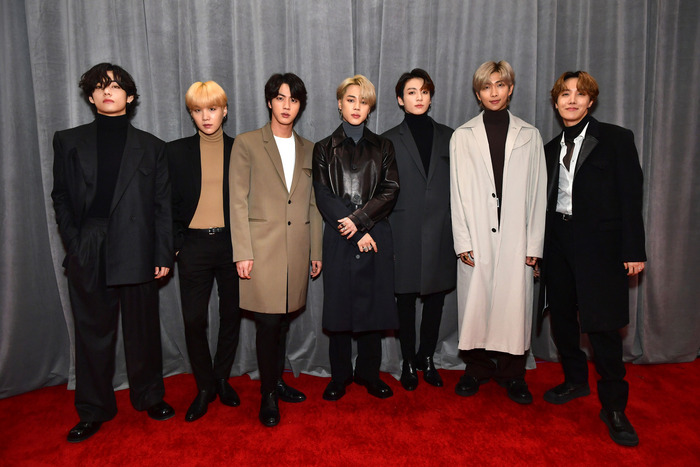 BTS at the 2020 Grammy Awards