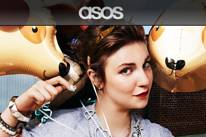 Lena Dunham for Asos.