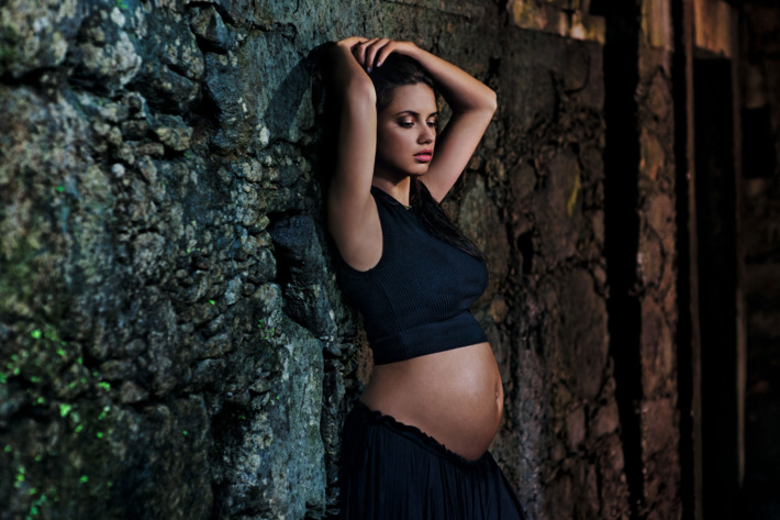Pregnant Adriana Lima.