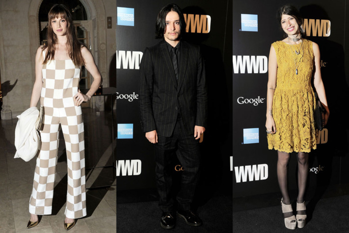 Elettra Wiedemann, Olivier Theyskens, and Pamela Love.