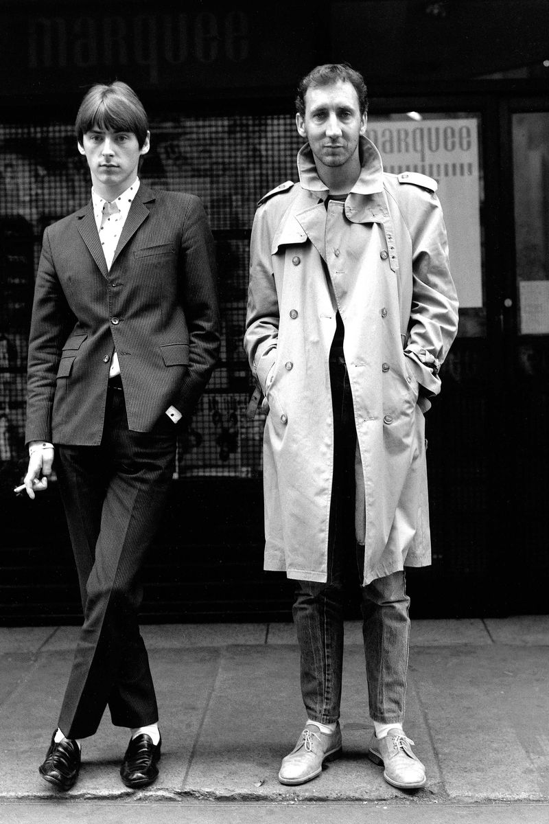 Paul Weller and Pete Townshend in London, 1980