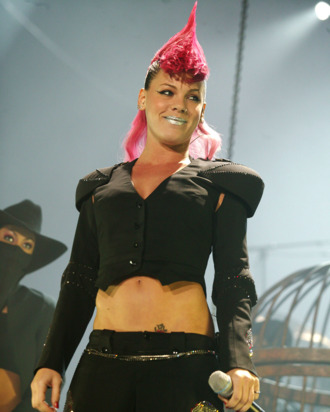LONDON - MARCH 23: US pop-rockstar Pink plays London stop of European tour promoting current album