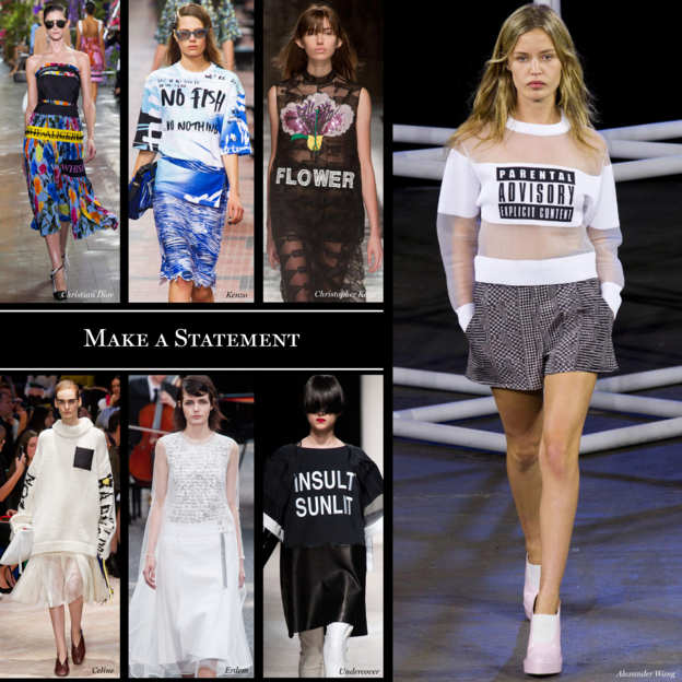 Make a Statement - The Top 14 Trends From Spring 2014 - The Cut