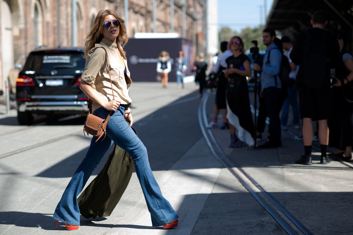 Tanja Gacic - Sydney Street Style: Giant Florals and Flared Jeans - The Cut